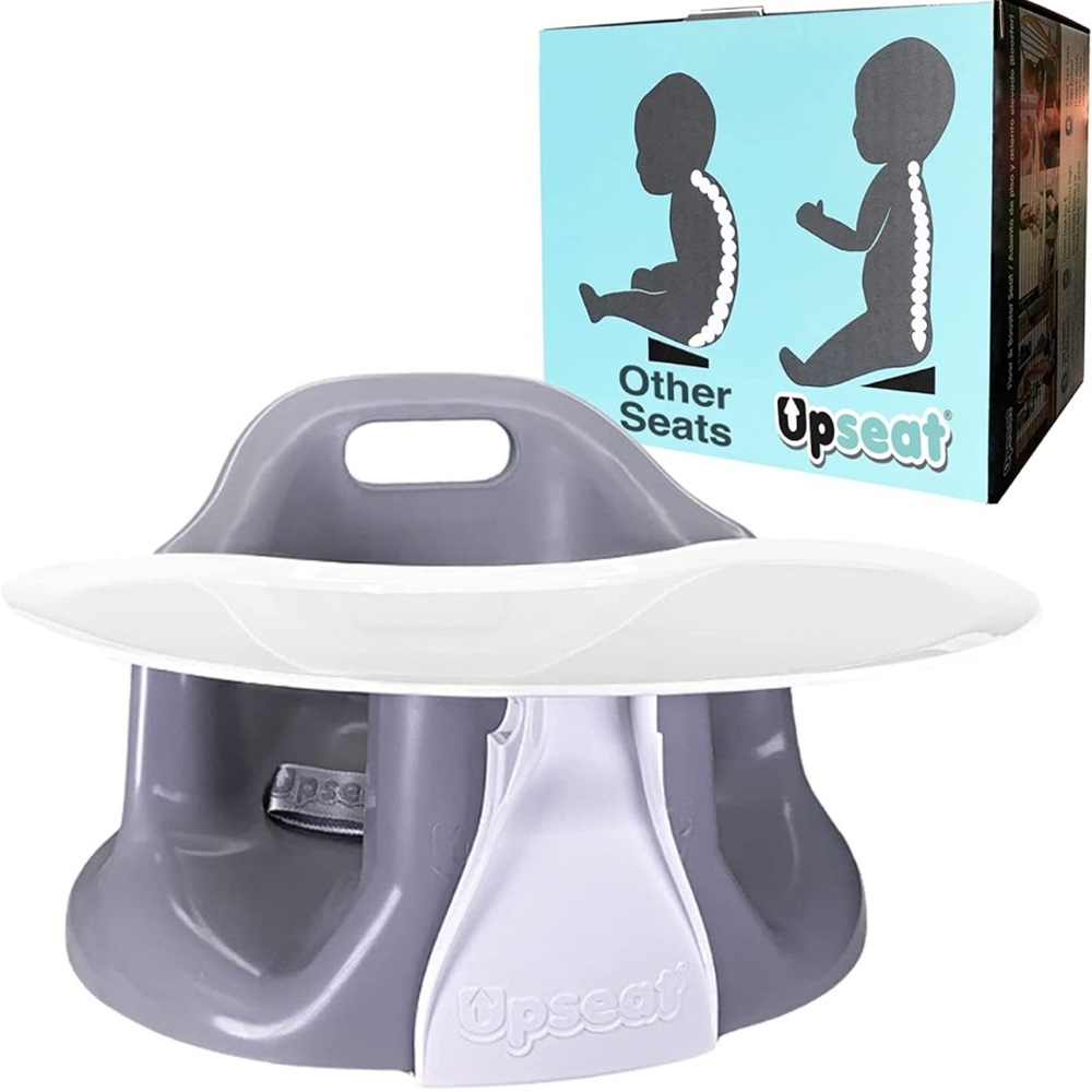 Upseat Baby Floor Seat Booster Chair with Removable Tray!